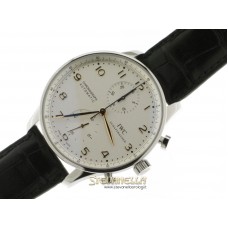 IWC Portuguese Chronograph ref. IW371604 silver nuovo